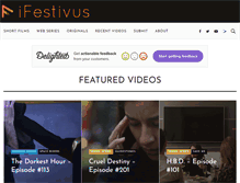 Tablet Screenshot of ifestivus.com